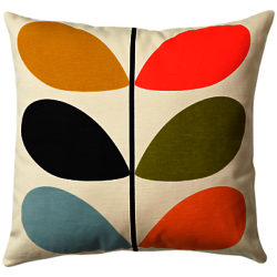 Orla Kiely Linear Stem Cushion, Multi